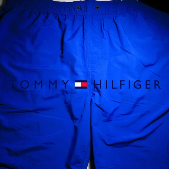 New Tommy Hilfiger Men's Size XL Swim Trunks Short Maillot Regular fit With Tags - Picture 2 of 5